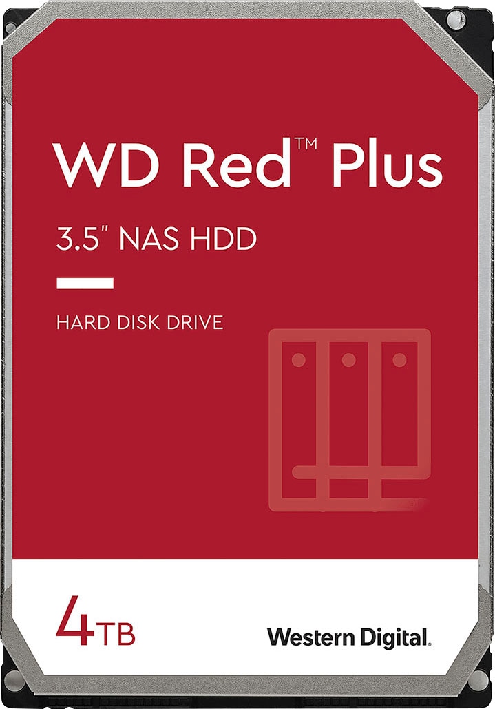 Western Digital HDD-NAS-Festplatte »WD Red™ Plus«, 3,5 Zoll, Anschluss SATA III, Bulk von Western Digital