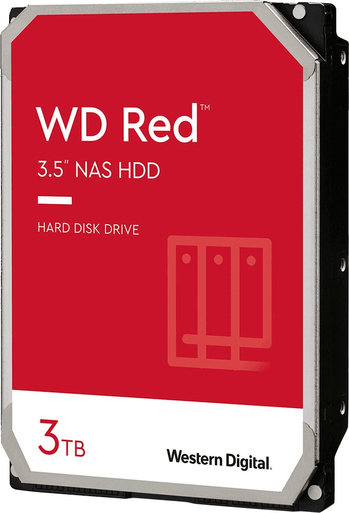 Western Digital HDD-NAS-Festplatte »WD Red 3TB«, 3,5 Zoll, Anschluss SATA, Bulk von Western Digital