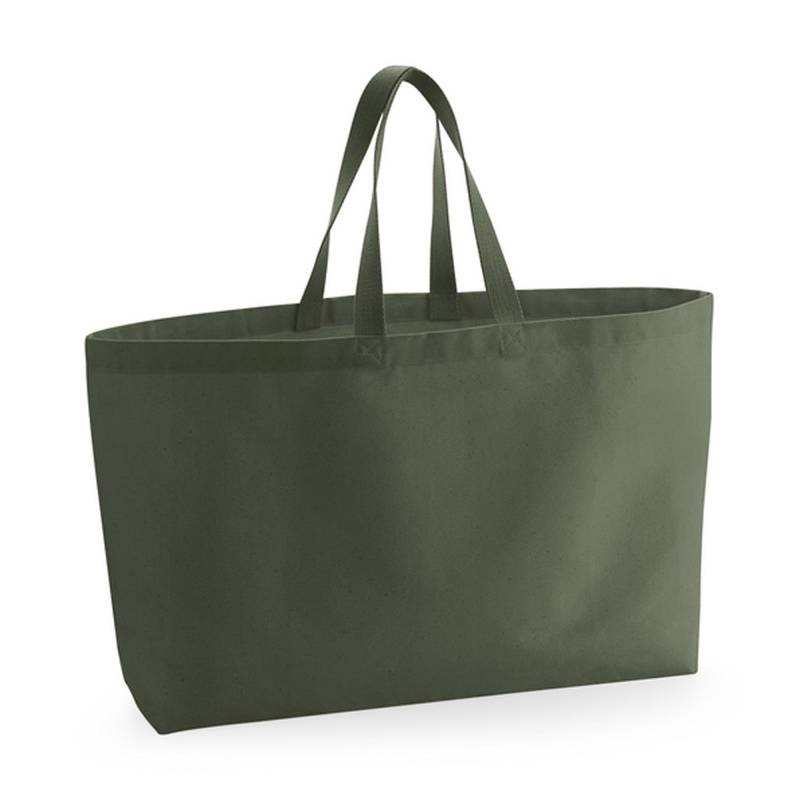 Tragetasche, Canvas Damen Olivegrün ONE SIZE von Westford Mill