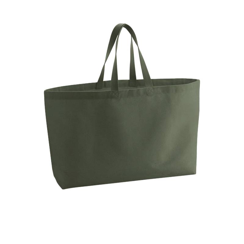 Tragetasche, Canvas Damen Olivegrün ONE SIZE von Westford Mill