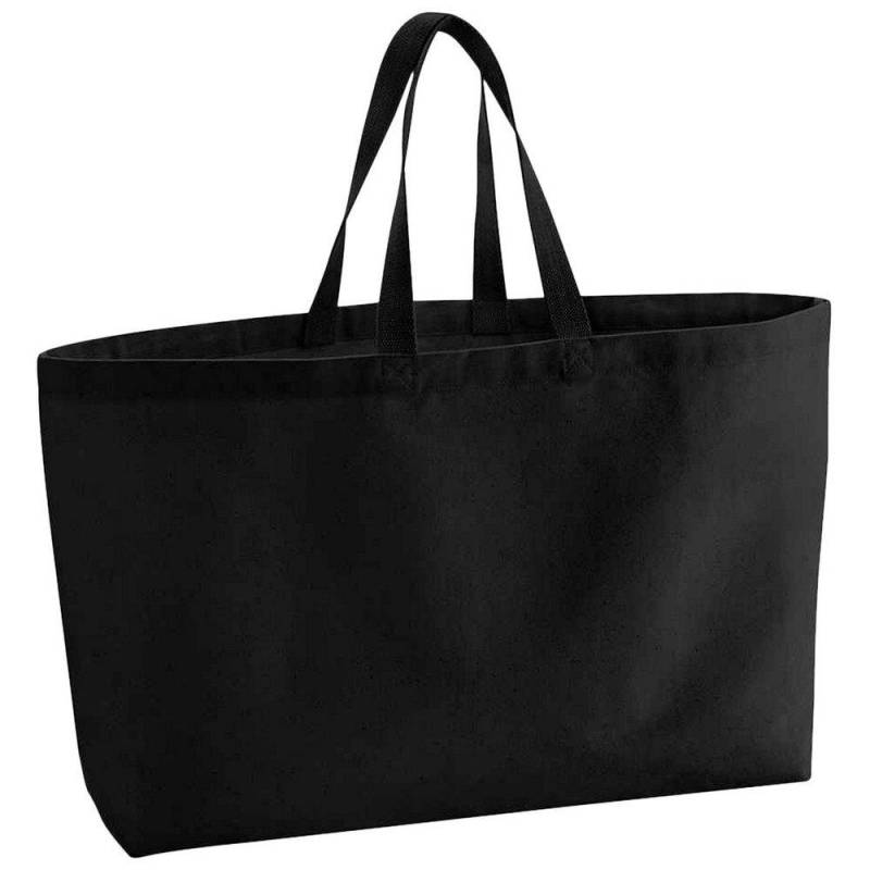 Tragetasche, Canvas Damen Schwarz ONE SIZE von Westford Mill