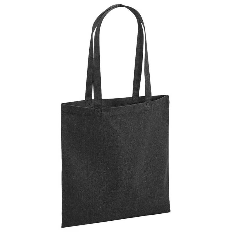 Tragetasche Revive, Recyceltes Material Damen Schwarz ONE SIZE von Westford Mill