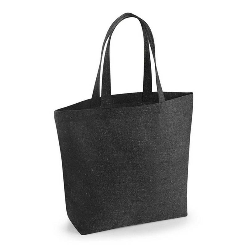 Tragetasche Revive, Recyceltes Material Damen Schwarz ONE SIZE von Westford Mill