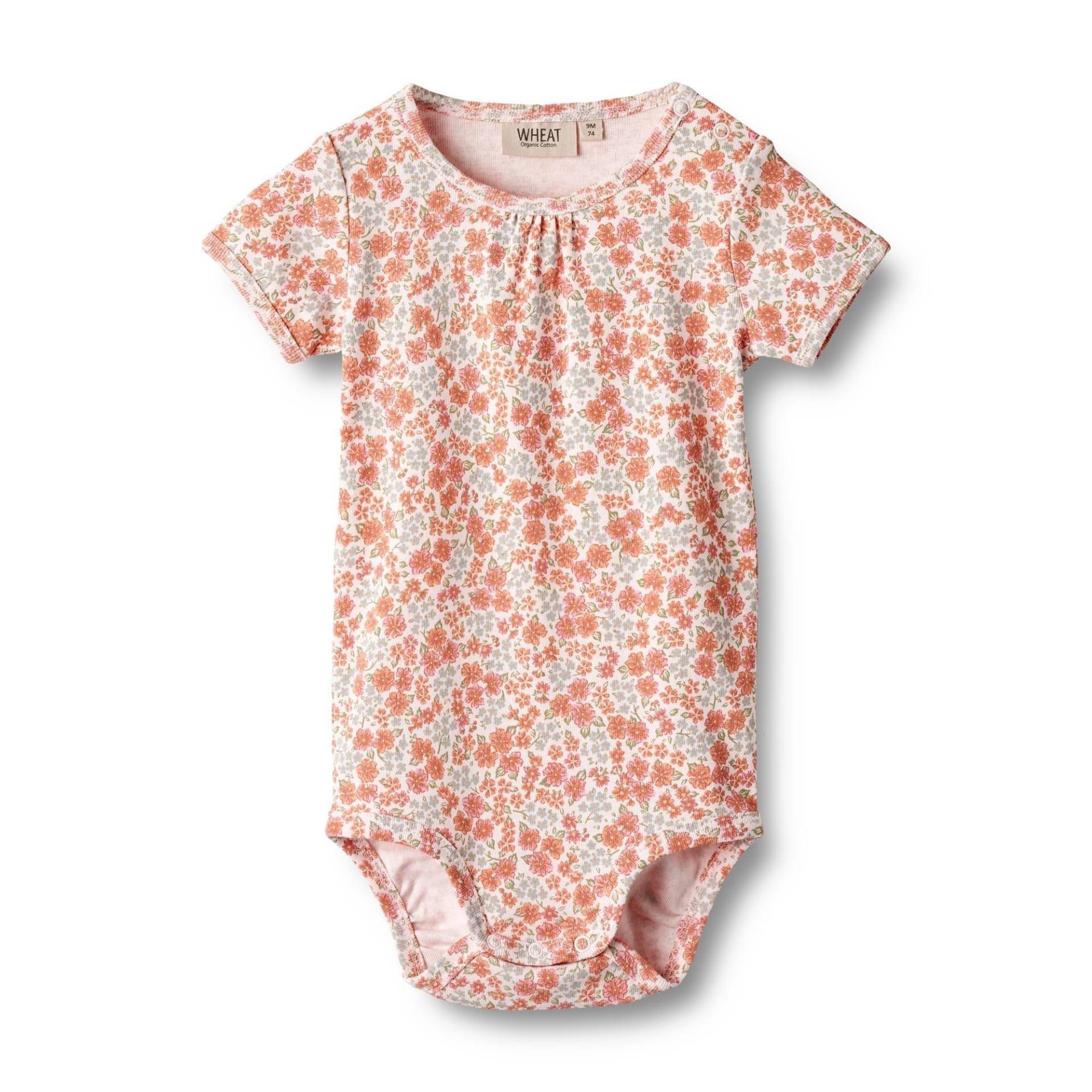 Baby Body Linette Unisex Rosa 68 von Wheat