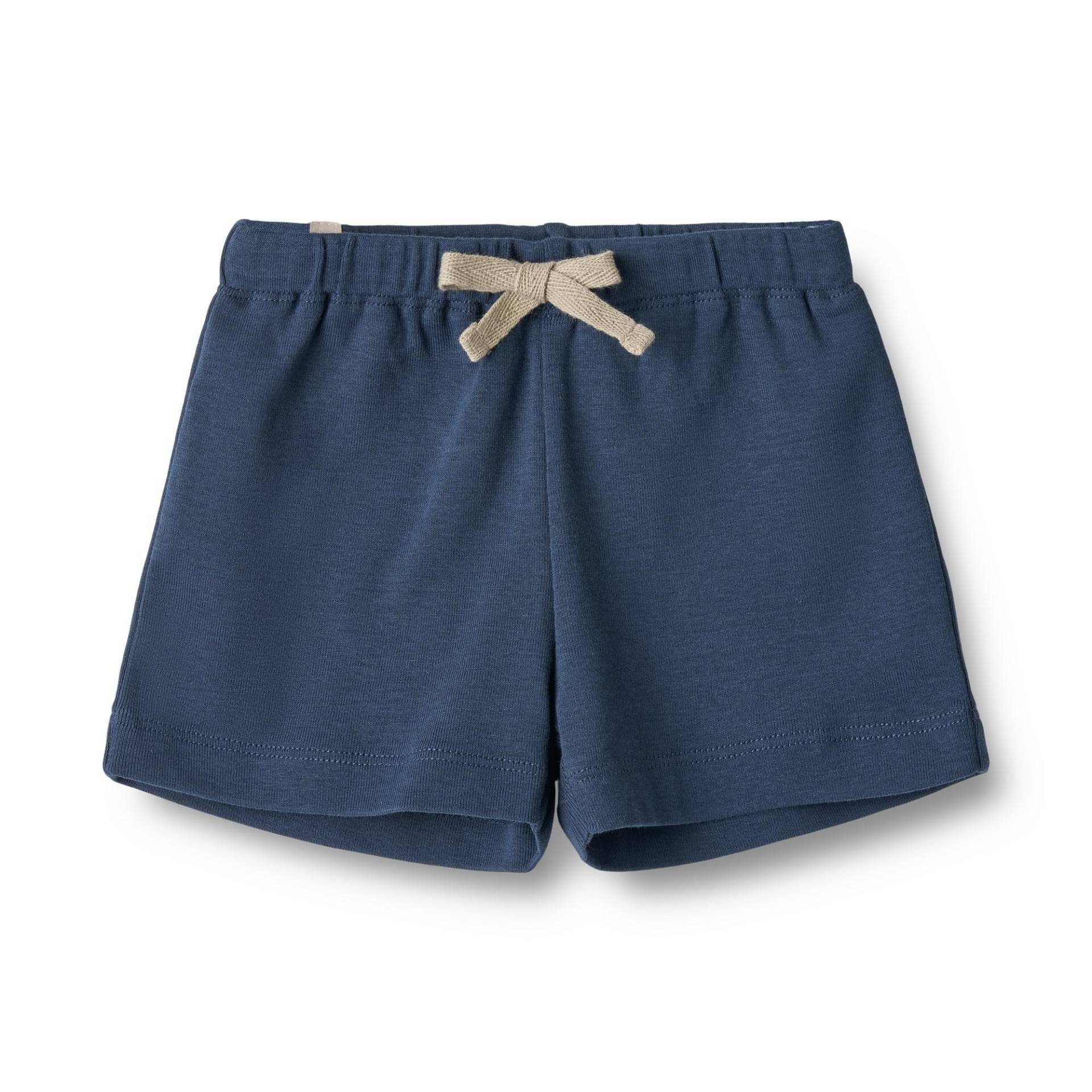 Baby Shorts Vic Unisex Blau 68 von Wheat