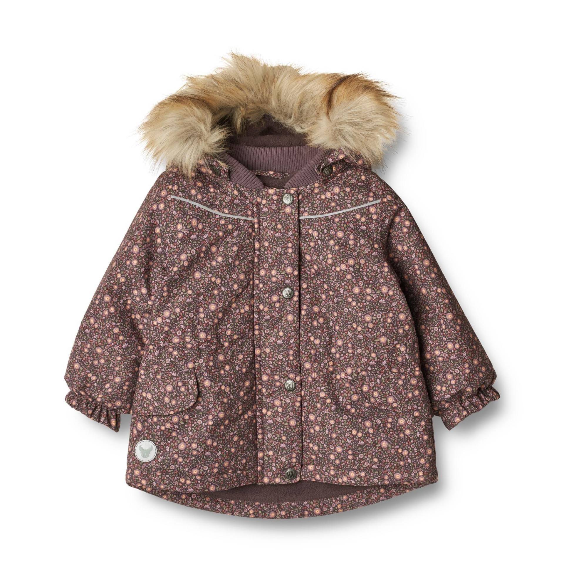 Kleinkinder Winterjacke Mathilde Eggplant Mädchen Multicolor 86 von Wheat