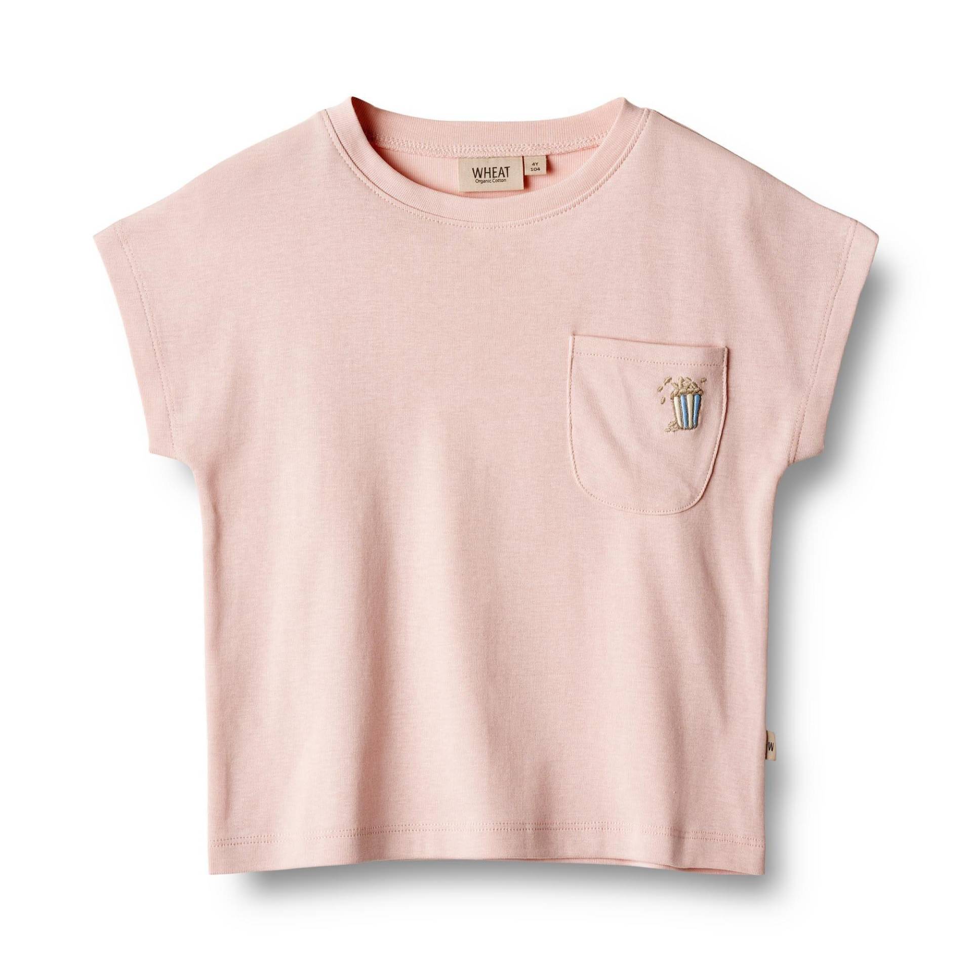 Mädchen T-shirt Signe Mädchen Rosa 98 von Wheat