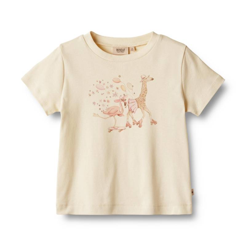 Mädchen T-shirt Tessa Mädchen Beige 104 von Wheat