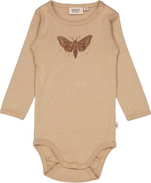 Baby Body Nachtschwärmer Unisex Braun 62 von Wheat