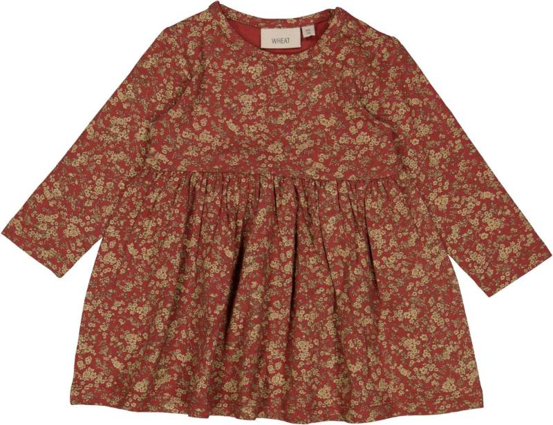 Baby Kleid Otilde Apple Butter Flowers Unisex Multicolor 74 von Wheat