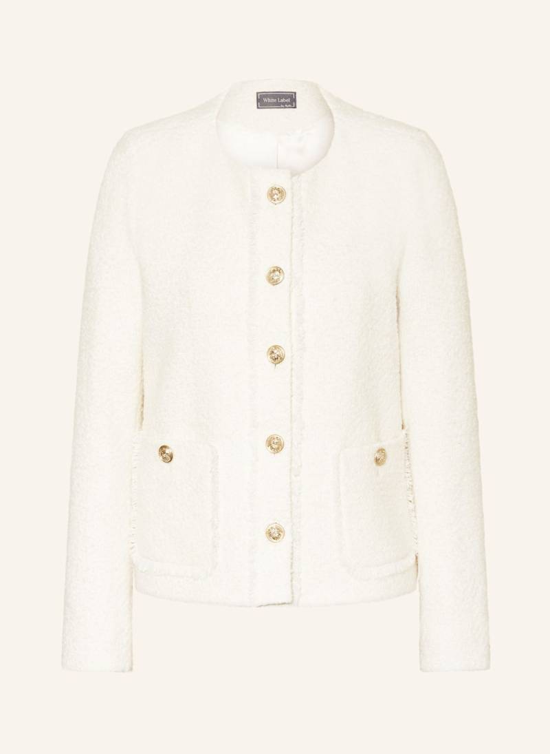 White Label Bouclé-Kastenjacke weiss von White Label