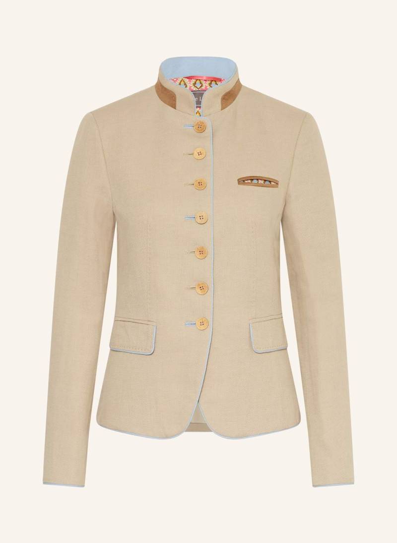 White Label Janker Mit Leinen beige von White Label