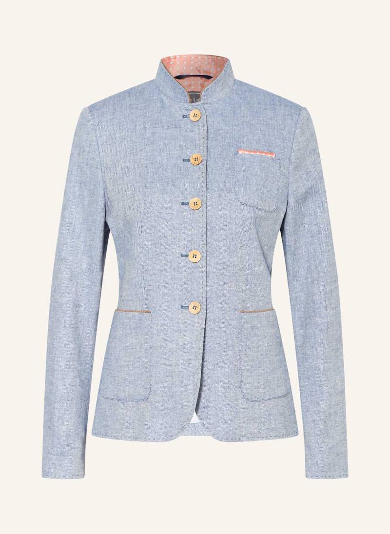 White Label Janker Mit Leinen blau von White Label