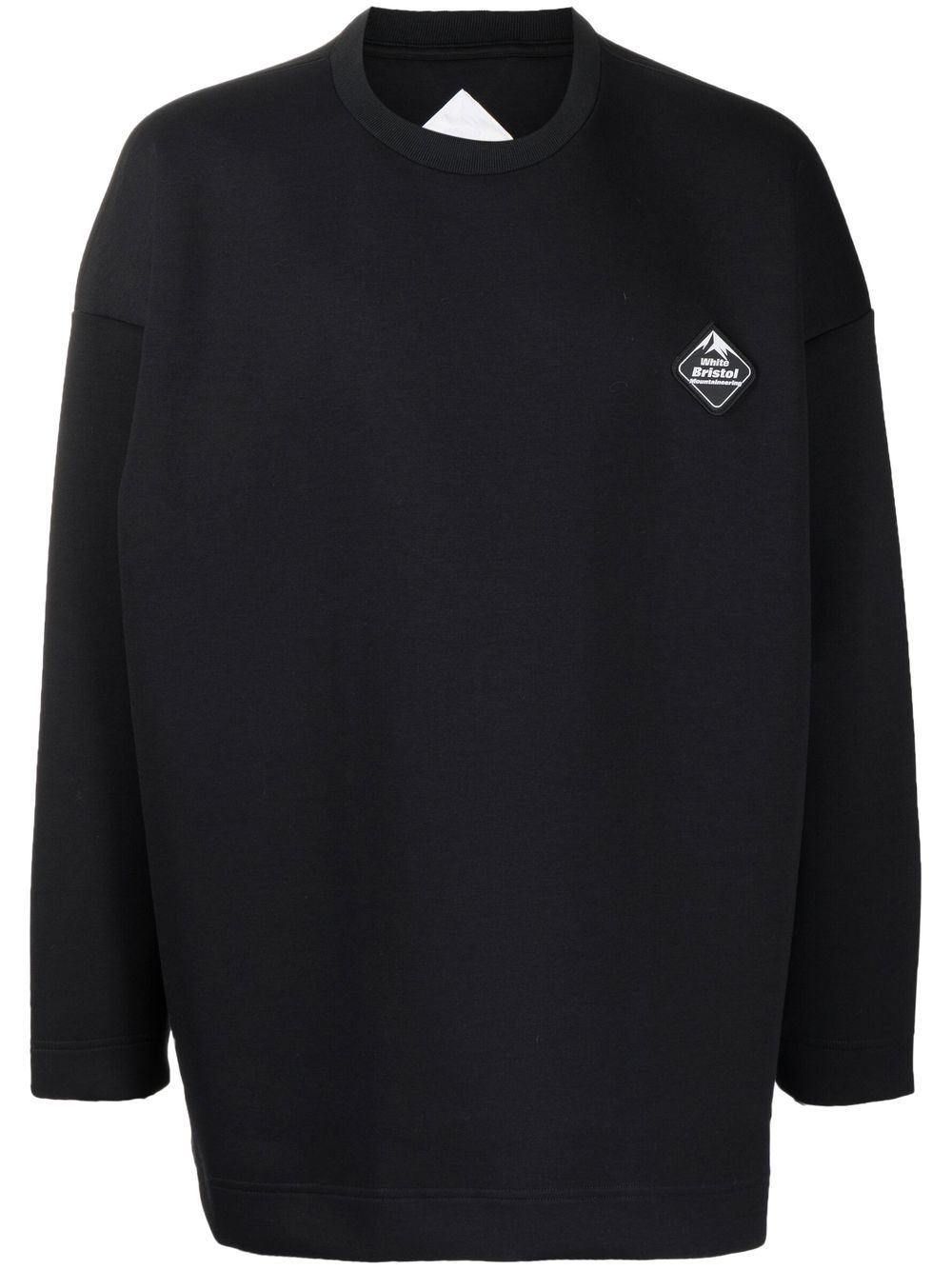 White Mountaineering patch-detail crew-neck sweatshirt - Black von White Mountaineering