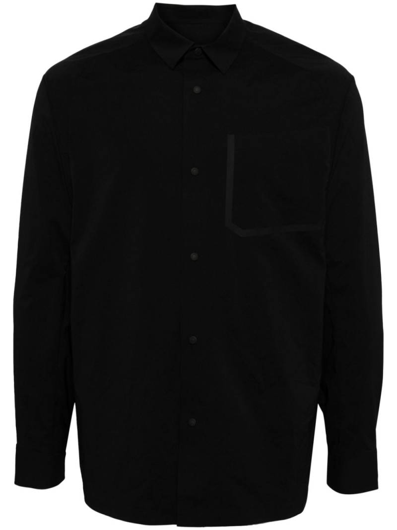 White Mountaineering plain long-sleeve shirt - Blue von White Mountaineering