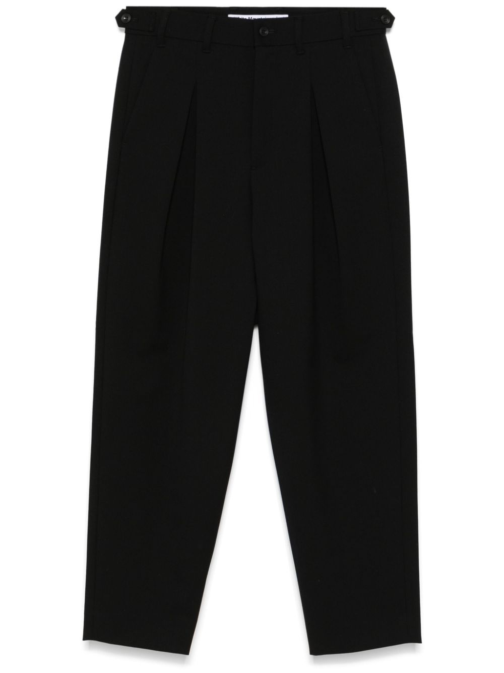 White Mountaineering two-tuck wide trousers - Black von White Mountaineering