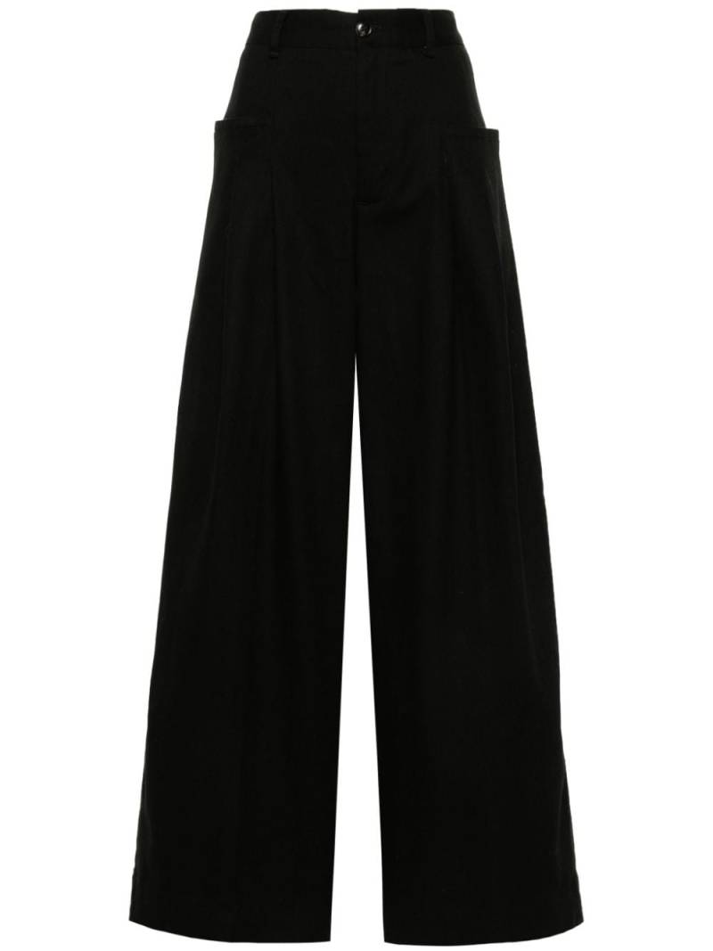 White Sand pleated trousers - Black von White Sand