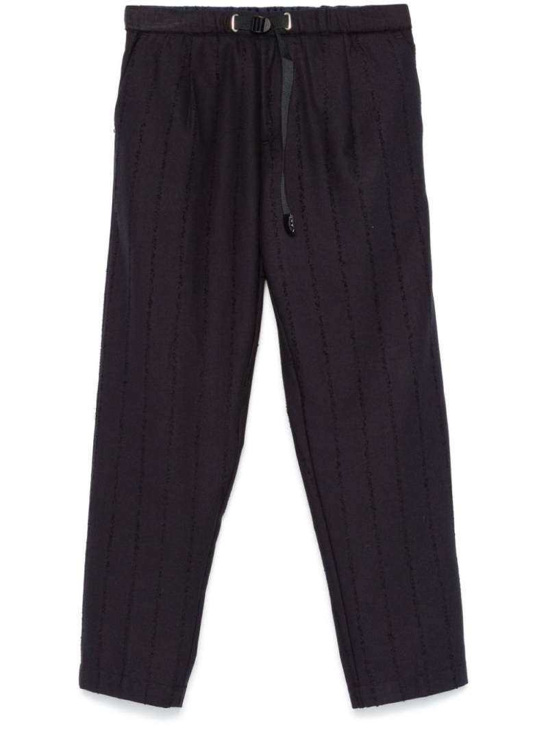 White Sand striped trousers - Black von White Sand