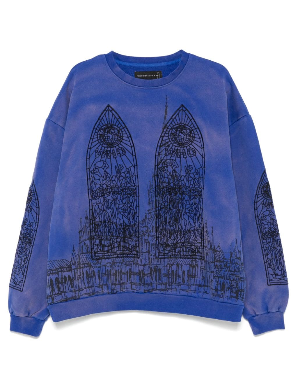 Who Decides War Cathedral sweatshirt - Blue von Who Decides War