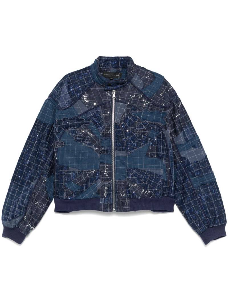 Who Decides War Flight Window bomber jacket - Blue von Who Decides War