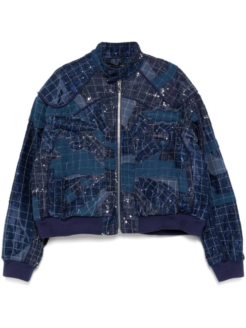 Who Decides War Flight-window jacket - Blue von Who Decides War