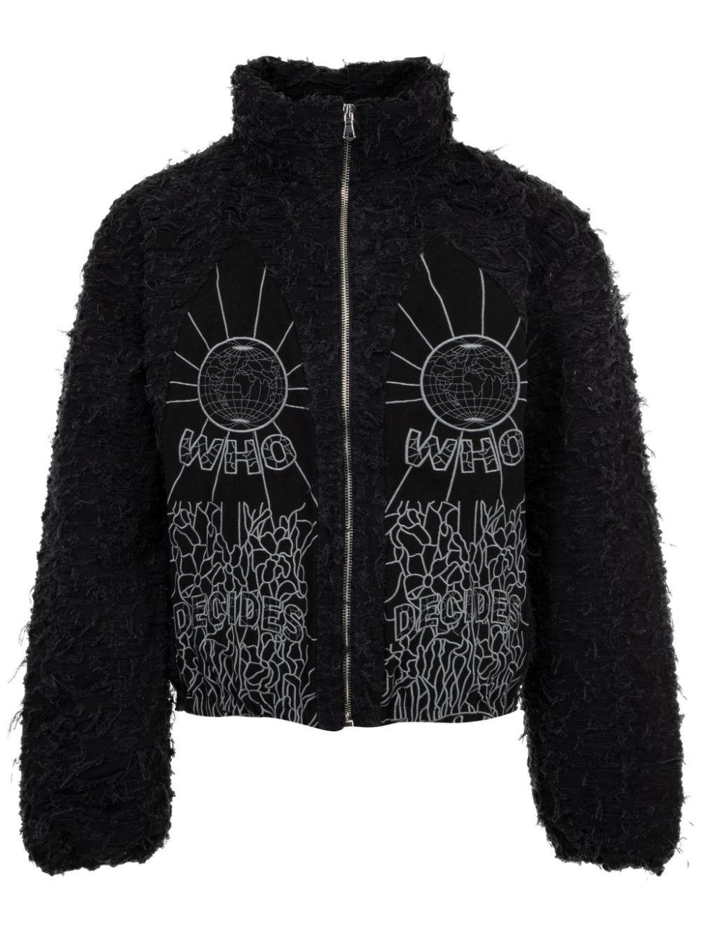 Who Decides War Husk down jacket - Black von Who Decides War