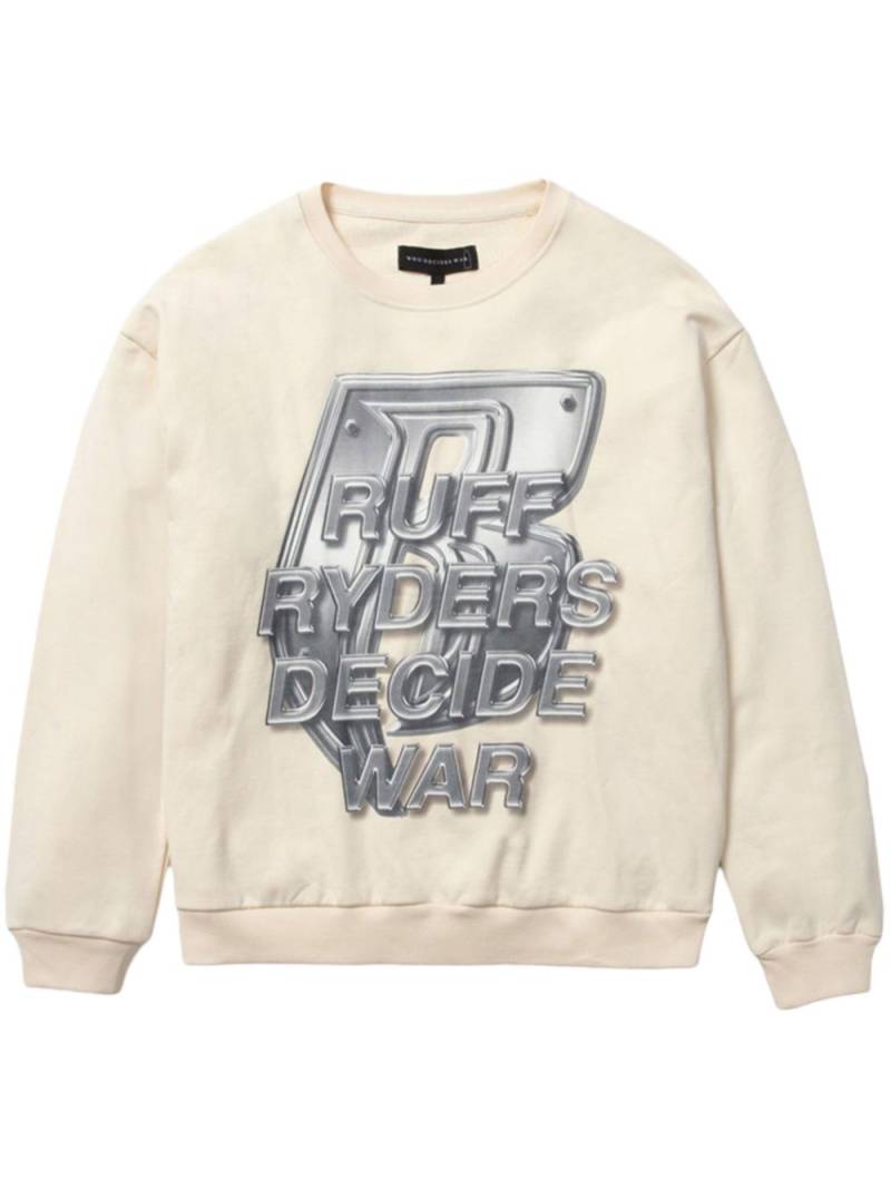 Who Decides War Ruff Ryders sweatshirt - Neutrals von Who Decides War