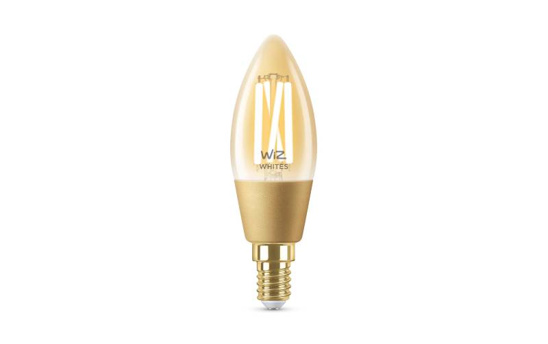 WiZ LED-Leuchtmittel »4.9W (25W) E14 B35 Filament Amber Einzelpack«, E14 von WiZ