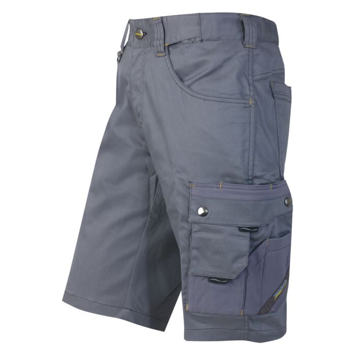 Wikland Damen Shorts mit Jeansknopf, grau, 36 von Wikland