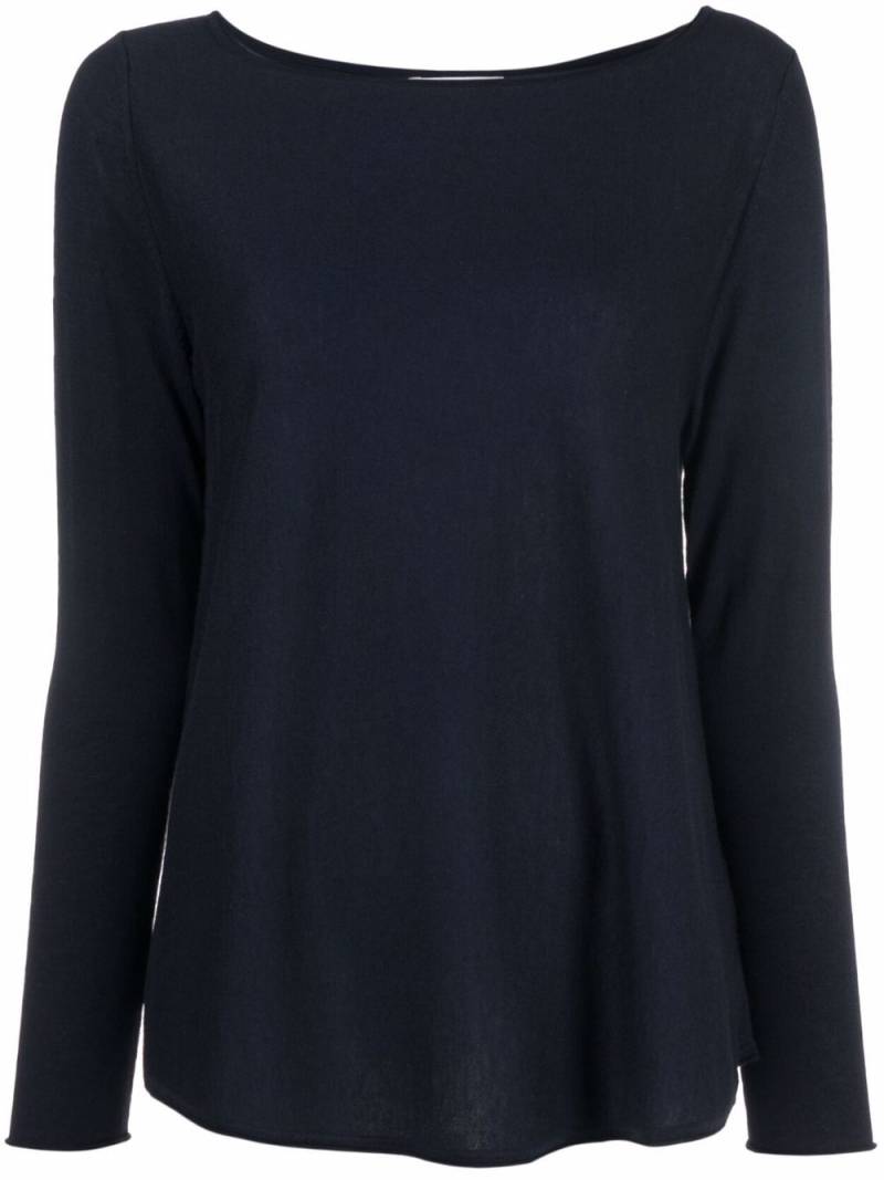 Wild Cashmere Anita long-sleeve knitted jumper - Blue von Wild Cashmere