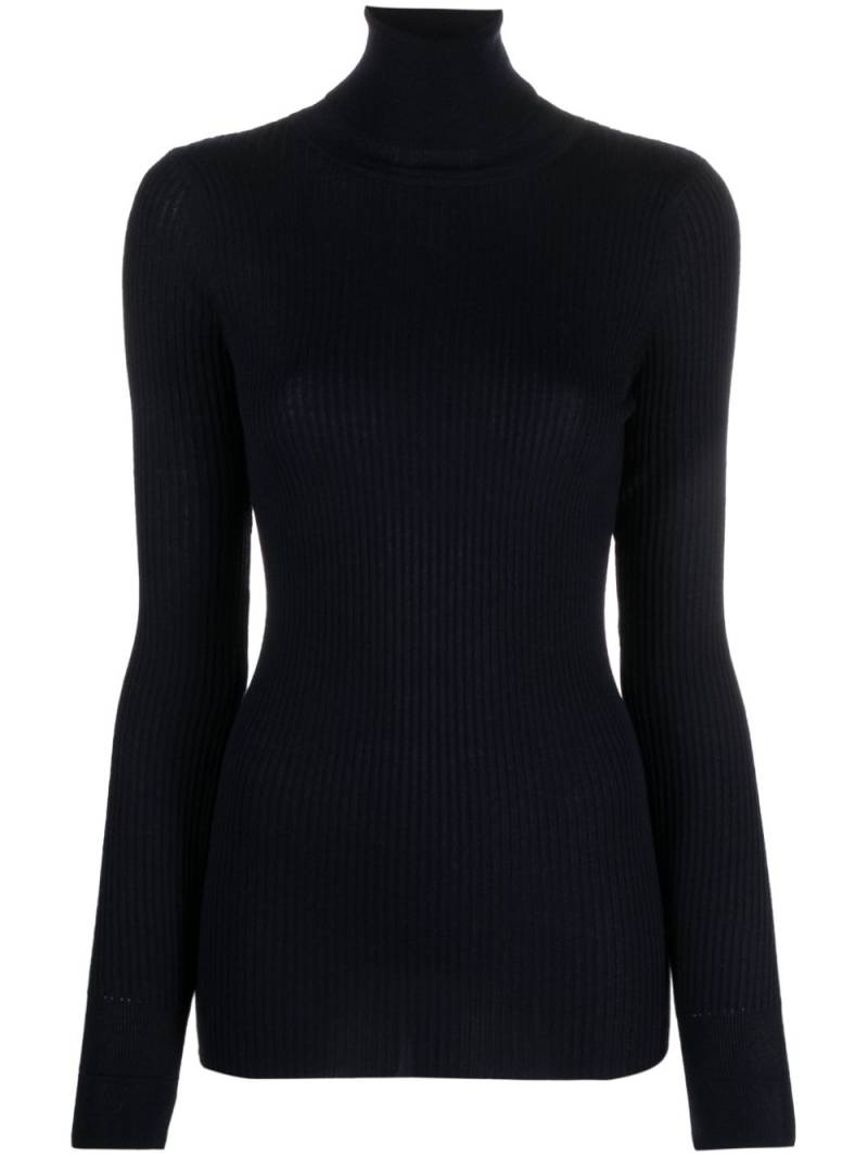 Wild Cashmere Bette high-neck jumper - Blue von Wild Cashmere