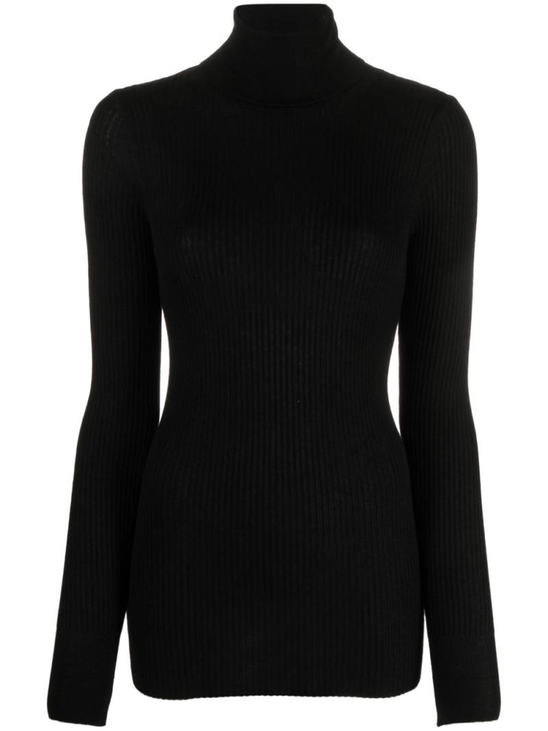 Wild Cashmere Bette ribbed-knit jumper - Black von Wild Cashmere