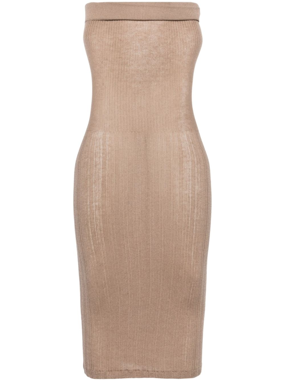 Wild Cashmere Brooke fine-ribbed minidress - Neutrals von Wild Cashmere