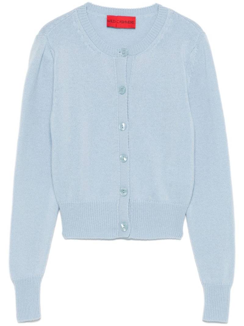 Wild Cashmere crew neck cardgian - Blue von Wild Cashmere