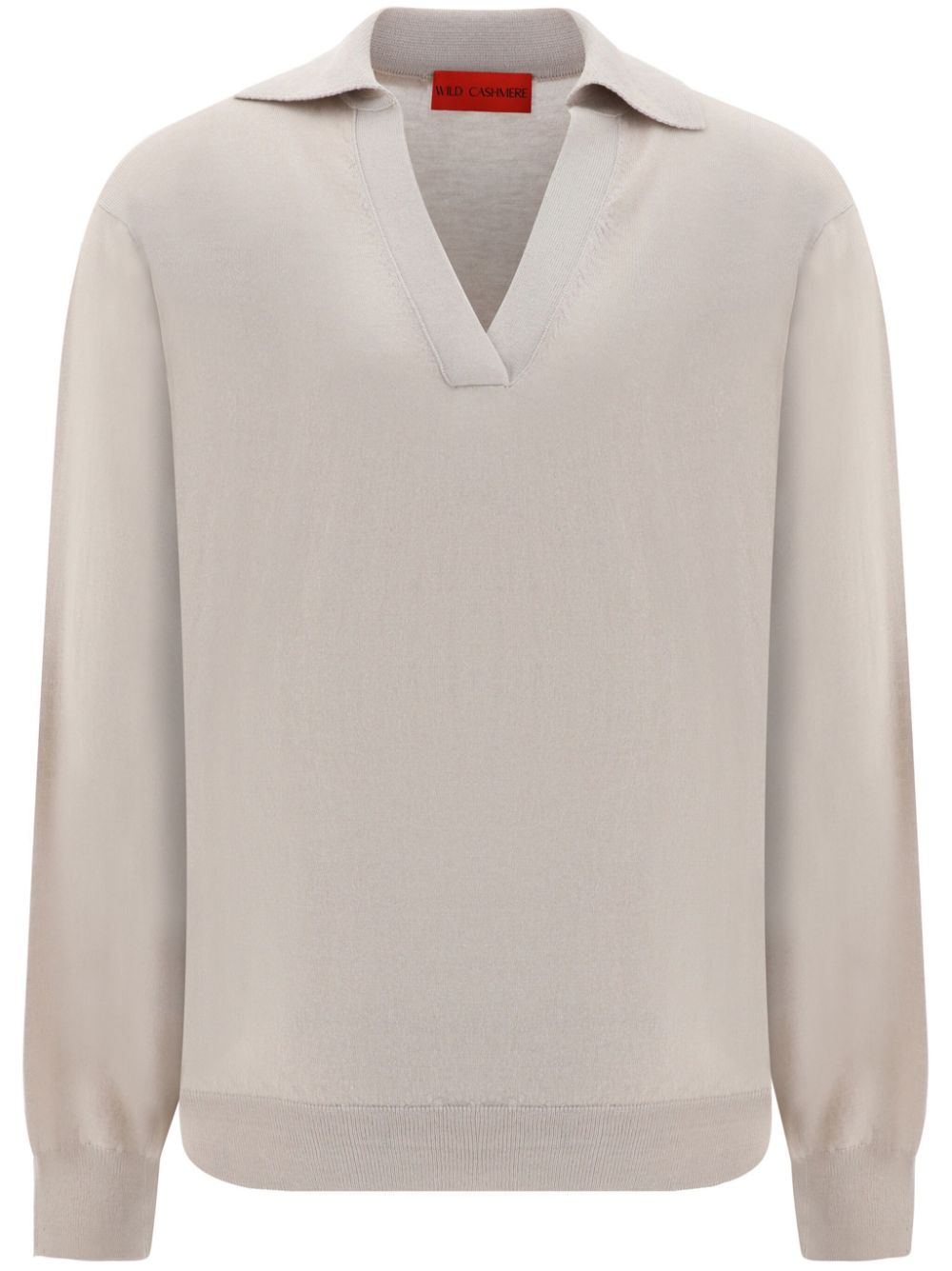 Wild Cashmere spread-collar sweater - Neutrals von Wild Cashmere