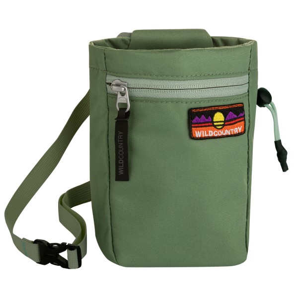 Wild Country - Flow Chalk Bag - Chalkbag Gr One Size oliv von Wild Country