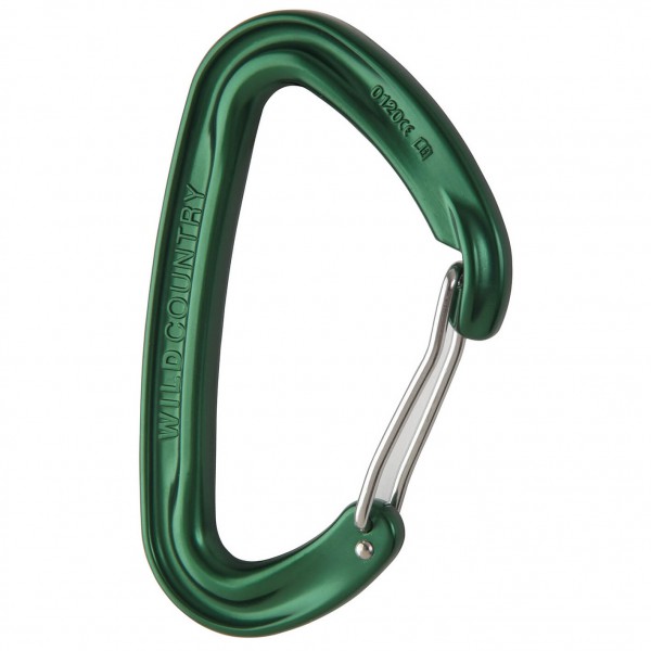 Wild Country - Wildwire 2 - Schnappkarabiner Gr 1-Pack grün von Wild Country