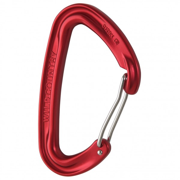 Wild Country - Wildwire 2 - Schnappkarabiner Gr 1-Pack rot von Wild Country