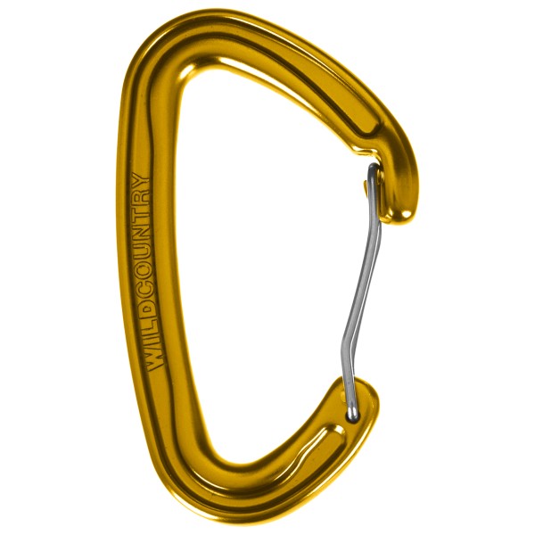 Wild Country - Wildwire - Schnappkarabiner Gr Single gelb von Wild Country