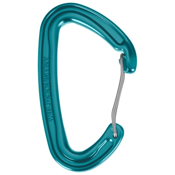 Wild Country - Wildwire - Schnappkarabiner Gr Single türkis von Wild Country