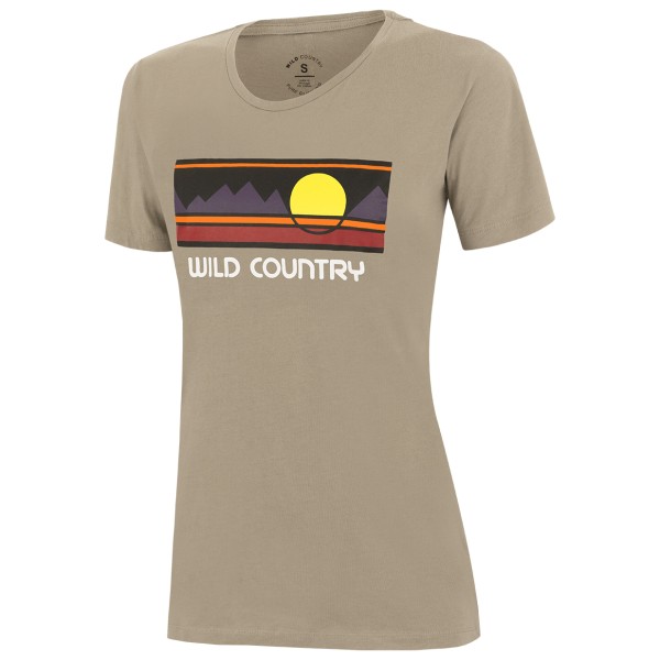 Wild Country - Women's Stamina - T-Shirt Gr L;M;S;XL;XS beige;beige/weiß;blau von Wild Country