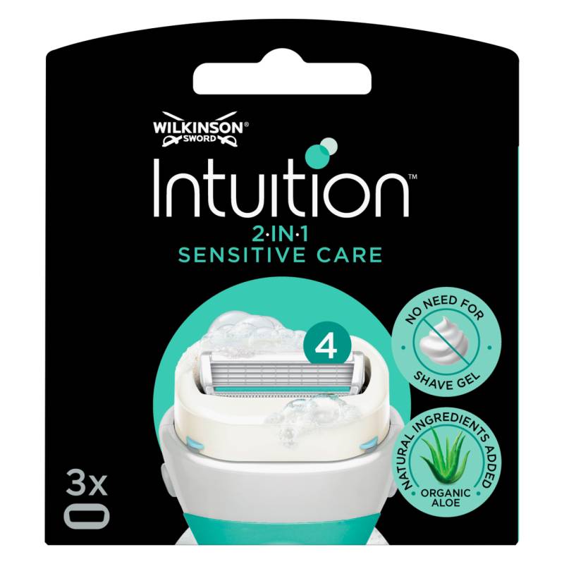 Intuition - 2in1 Sensitive Care Ersatzklingen von Wilkinson