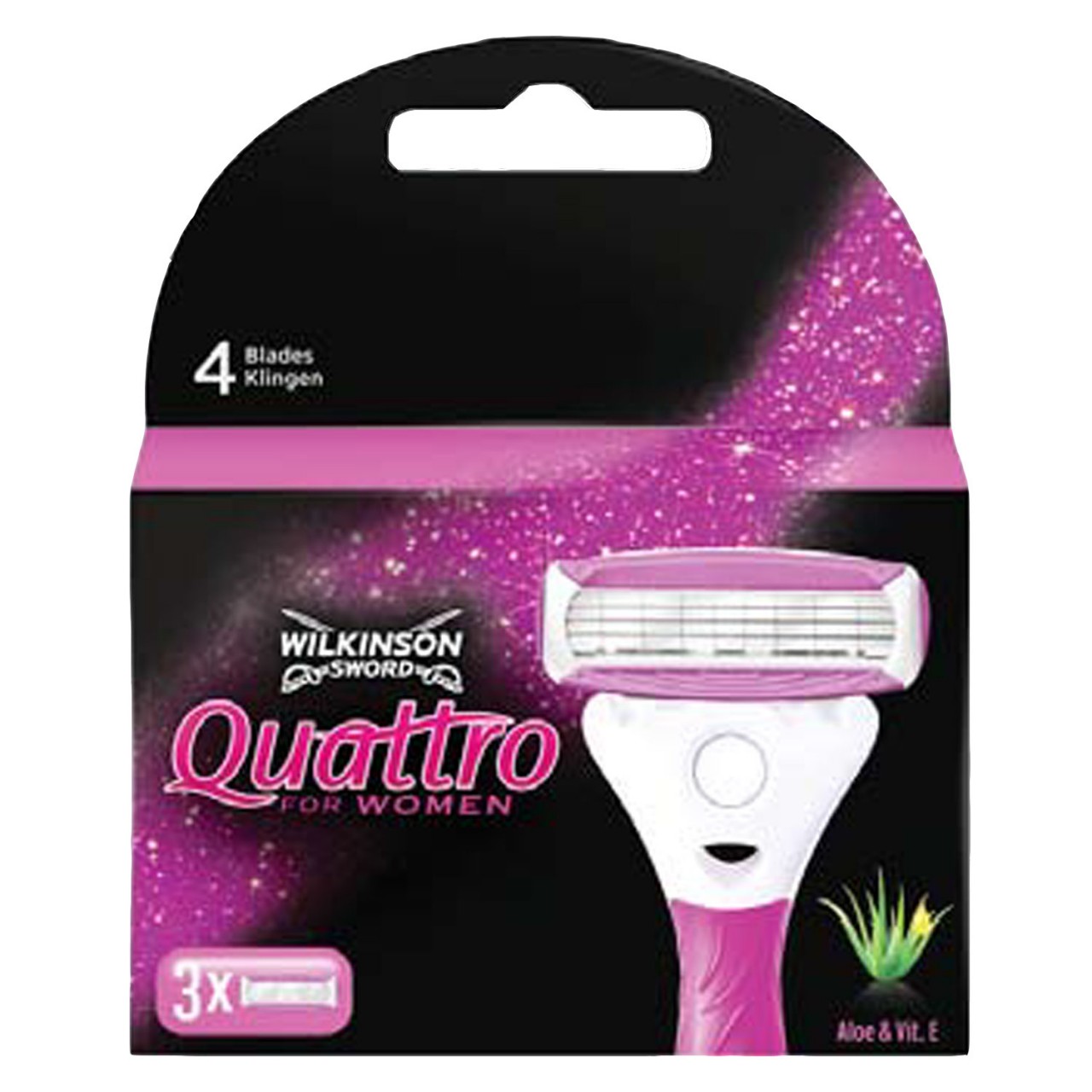 Quattro for Women - Ersatzklingen von Wilkinson