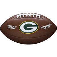 WILSON American Football NFL Lizenzball Green Bay Packers braun von Wilson