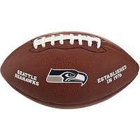 WILSON American Football NFL Lizenzball Seattle Seahawks braun von Wilson