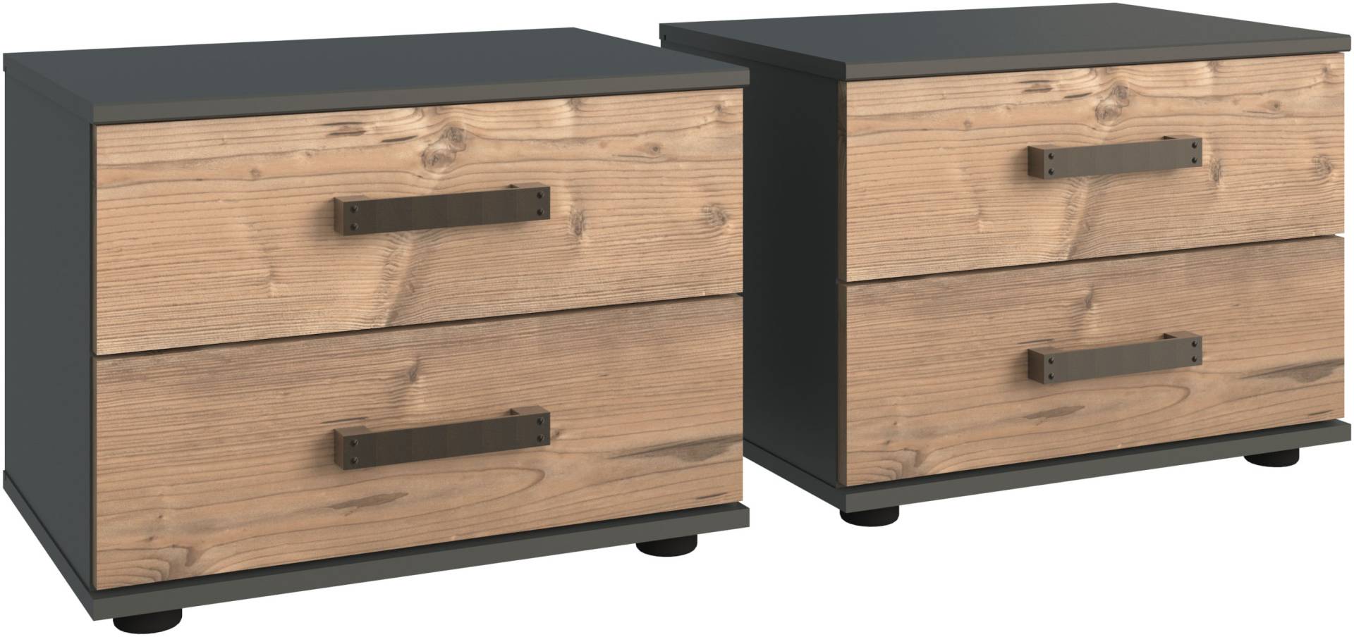 Wimex Nachttisch »Stockholm, Nachtkommode 52cm breit, Made in Germany«, Industrial Look, 2 Höhen zur Auswahl, einzeln oder im 2er Set Wimex Nachttisch »Stockholm, Nachtkommode 52cm breit, Made in Germany«, Industrial Look, 2 Höhen zur Auswahl, einzeln oder im 2er Set von Wimex