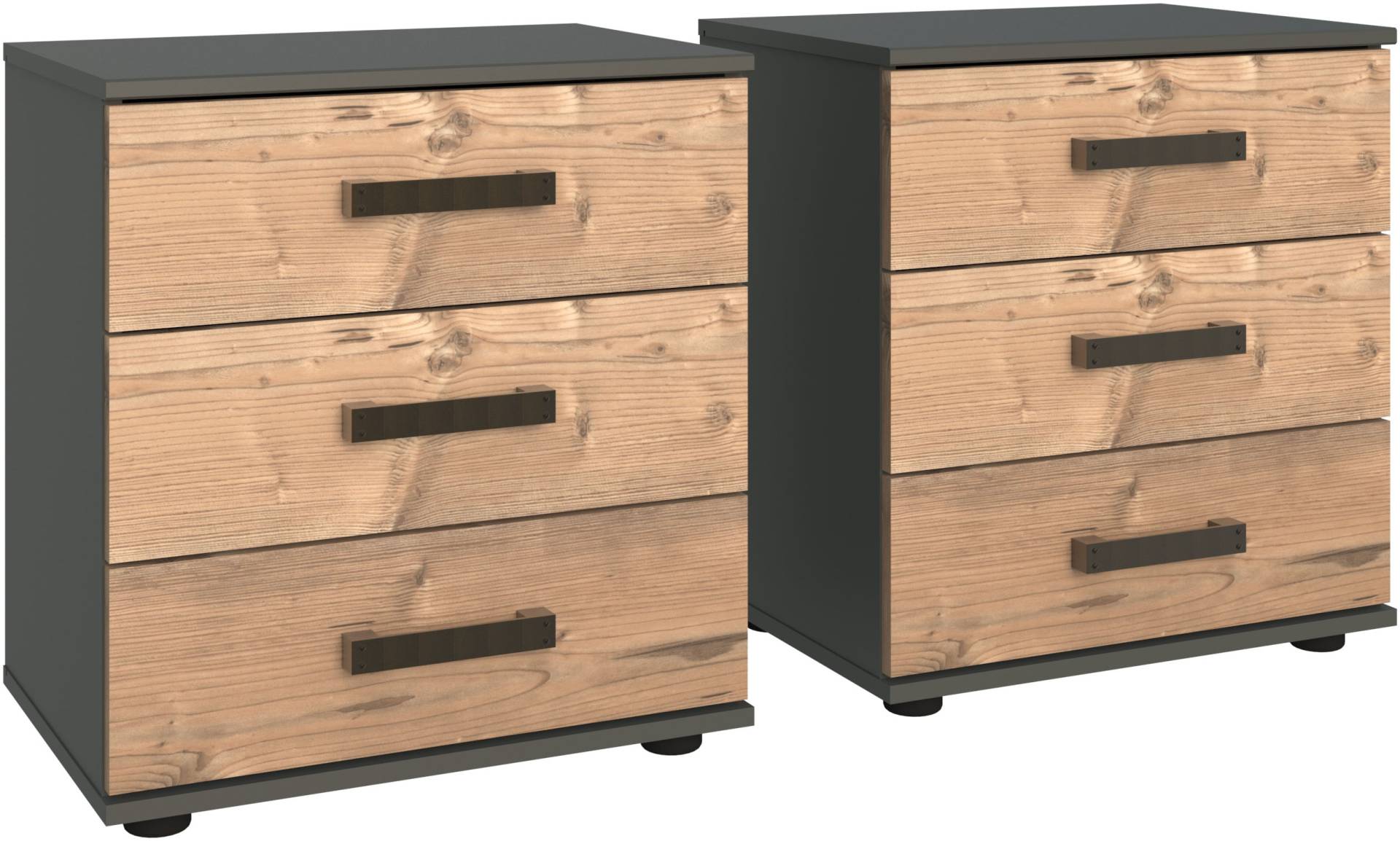 Wimex Nachttisch »Stockholm, Nachtkommode 52cm breit, Made in Germany«, Industrial Look, 2 Höhen zur Auswahl, einzeln oder im 2er Set Wimex Nachttisch »Stockholm, Nachtkommode 52cm breit, Made in Germany«, Industrial Look, 2 Höhen zur Auswahl, einzeln oder im 2er Set von Wimex