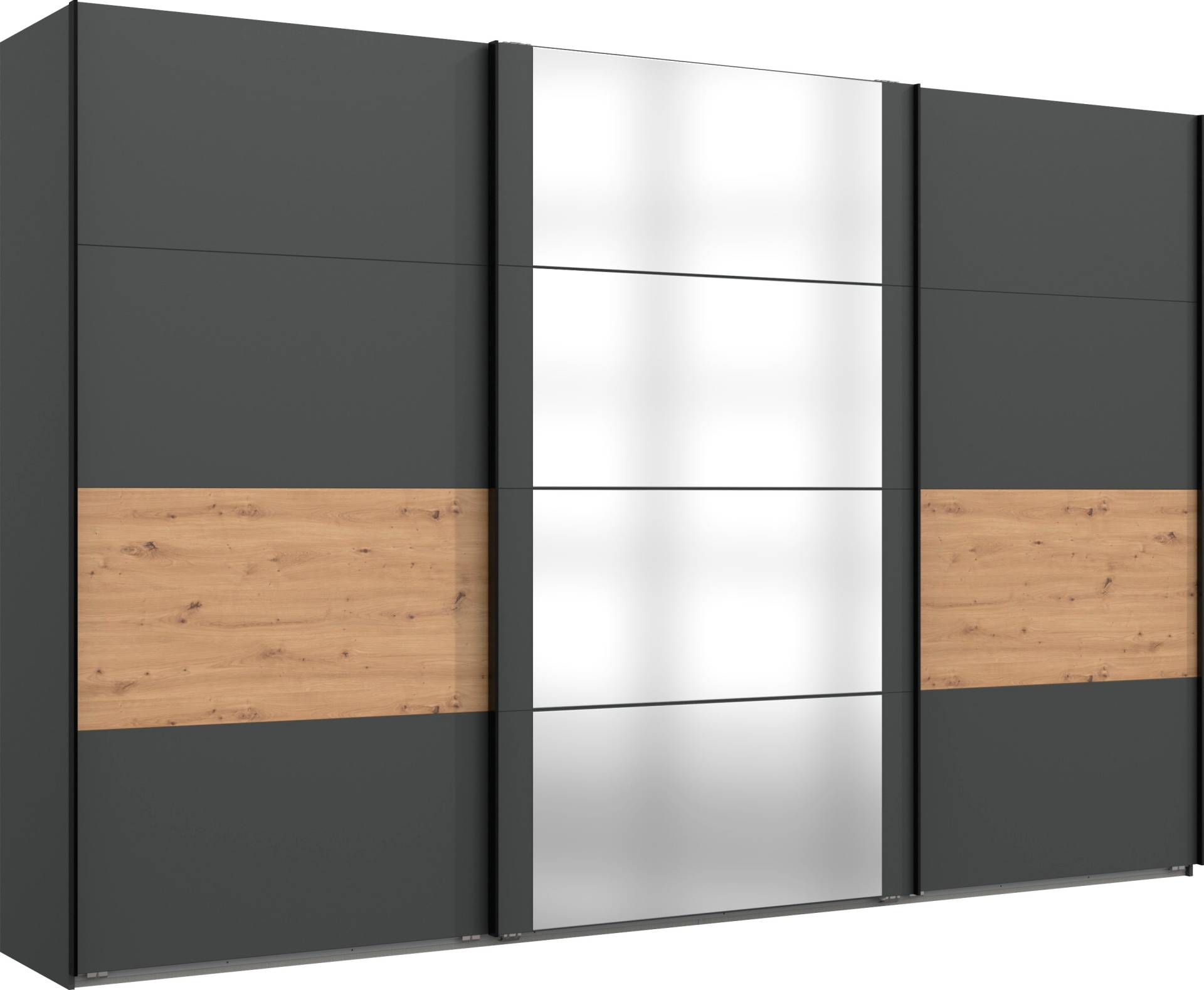 Wimex Schwebetürenschrank »Barmbek Schlafzimmerschrank BESTSELLER Garderobenschrank«, Kleiderschrank mit 2 Stoffboxen und 2 zusätzlichen Böden, Spiegeltür Wimex Schwebetürenschrank »Barmbek Schlafzimmerschrank BESTSELLER Garderobenschrank«, Kleiderschrank mit 2 Stoffboxen und 2 zusätzlichen Böden, Spiegeltür von Wimex