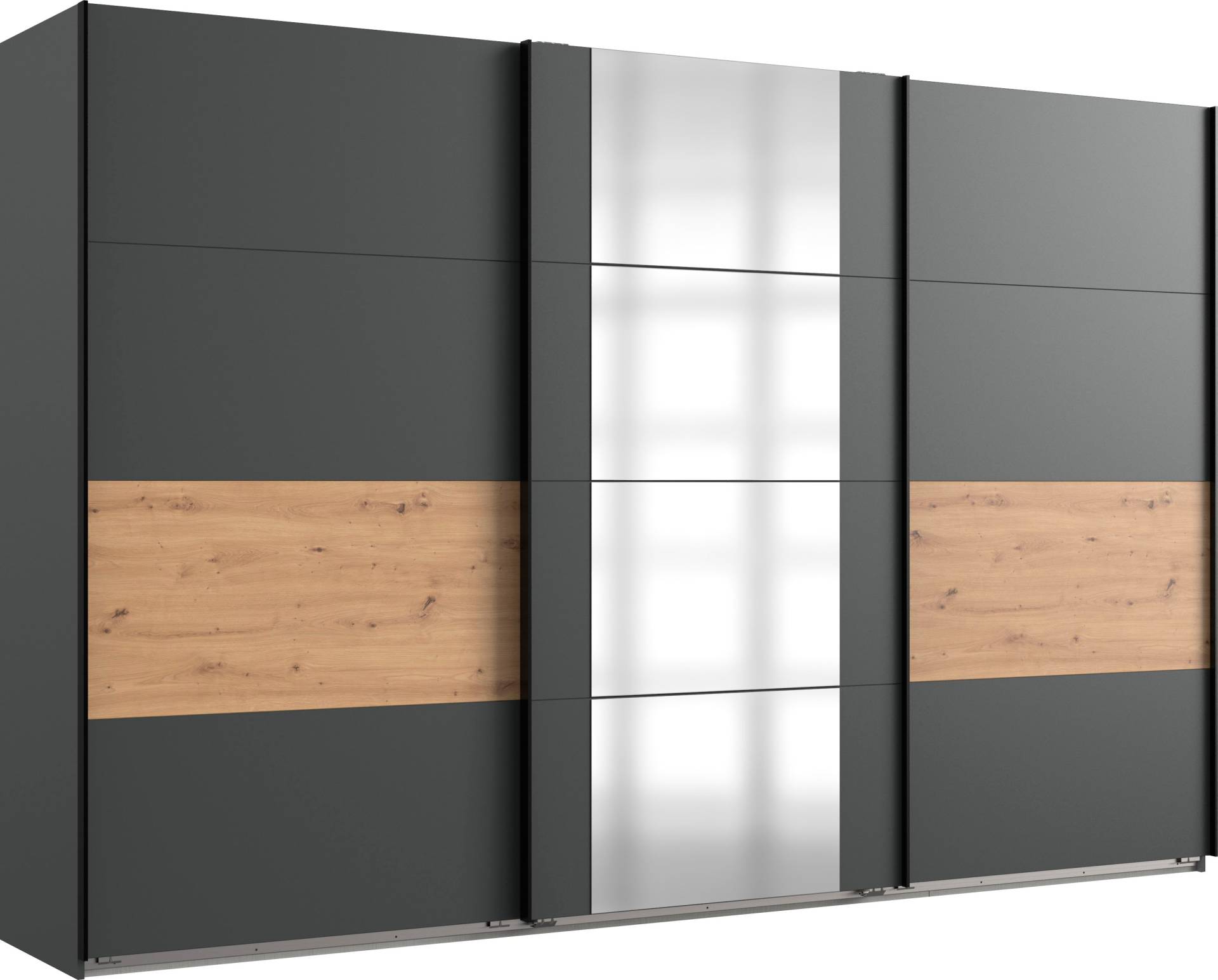 Wimex Schwebetürenschrank »Barmbek Schlafzimmerschrank BESTSELLER Garderobenschrank«, Kleiderschrank mit 2 Stoffboxen und 2 zusätzlichen Böden, Spiegeltür Wimex Schwebetürenschrank »Barmbek Schlafzimmerschrank BESTSELLER Garderobenschrank«, Kleiderschrank mit 2 Stoffboxen und 2 zusätzlichen Böden, Spiegeltür von Wimex