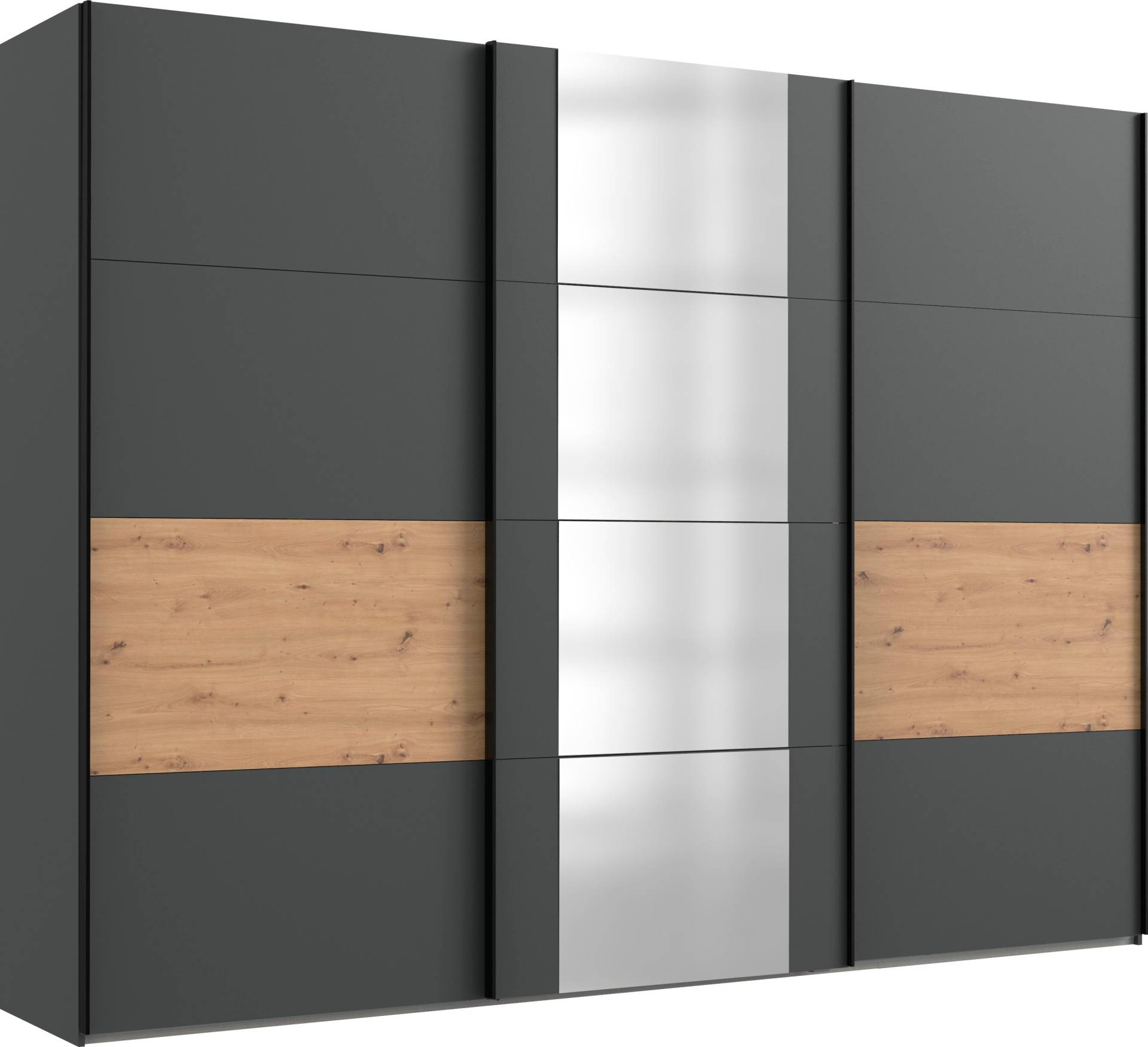 Wimex Schwebetürenschrank »Barmbek Schlafzimmerschrank BESTSELLER Garderobenschrank«, Kleiderschrank mit 2 Stoffboxen und 2 zusätzlichen Böden, Spiegeltür Wimex Schwebetürenschrank »Barmbek Schlafzimmerschrank BESTSELLER Garderobenschrank«, Kleiderschrank mit 2 Stoffboxen und 2 zusätzlichen Böden, Spiegeltür von Wimex